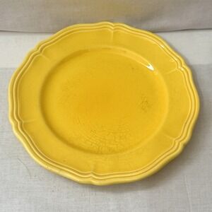 Vintage LONGCHAMP France Collector's Mustard Yellow Plate Decor Gift